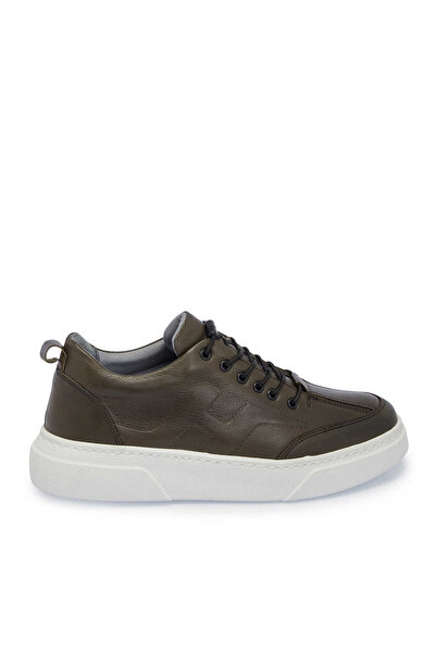 Tergan Haki Hakiki Deri Erkek Sneaker - E25I1AY57167-H48