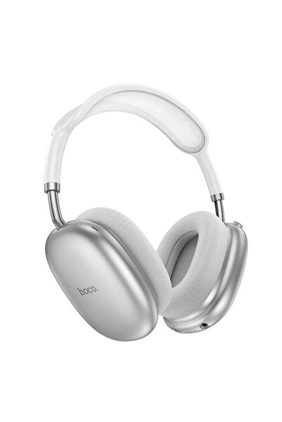 Hoco Căști wireless W 55 Plus, Over-Ear, BT 5.4, ANC, 90 ore standby - Argintiu