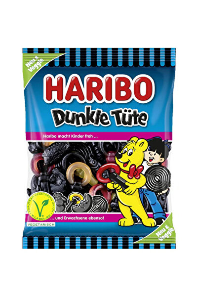 Haribo Dunkle Jeleuri cu lemn dulce 175g