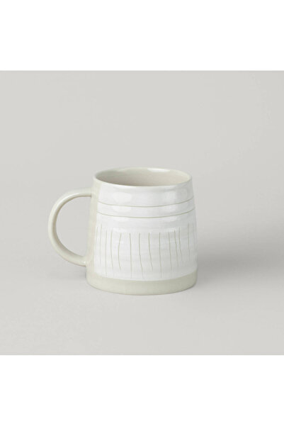 Linens Rail Line Stoneware 420 ml Kupa