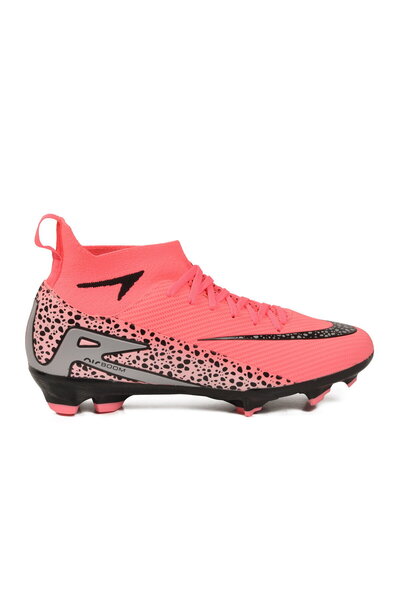 AYAKMOD Pink-Black Lace-Up Sock Football Shoes for Men Krampon 610 m