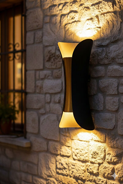 Mikasso 10 Watt Gün Işığı Dekoratif LED Aplik, Bahçe, Balkon, Villa Dış Cephe...