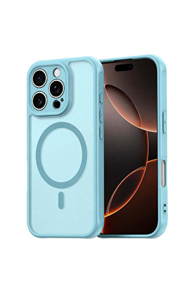 Maxcell Θήκη MagFrost Pro για iPhone 15 Pro Max, Ματ MagSafe, Παγωμένη - Πράσ...
