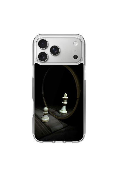 SNAPSTATIONRO Προστατευτική θήκη, MagSafe, iPhone 17 PRO MAX - _CHESS_YOU_MIRROR