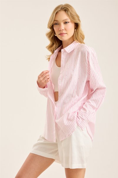 HomeStore Striped Stoned Shirt