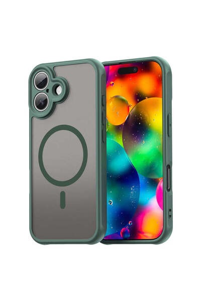 Maxcell Θήκη MagFrost Pro για iPhone 17, Ματ MagSafe, Παγωμένη - Πλαίσιο Βαθύ...
