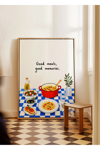 ARTHOUSECOLLECTIVE Mutfak / Duvar Yazısı Koleksiyonu - Good Meals, Good Memor...