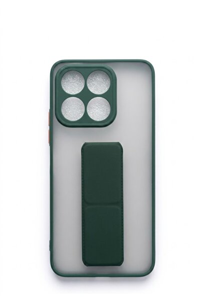 salezone Case for Honor X8a with Built-In Kickstand, Translucent Matte Shockp...