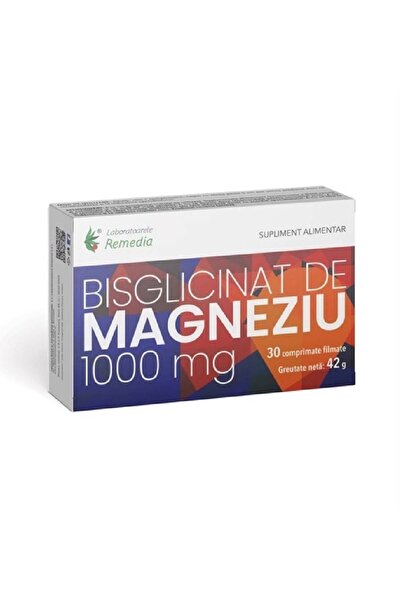 Laboratoarele Remedia Μαγνήσιο Μπισγλυκινικό 1000 mg x 30 δισκία