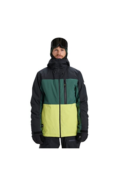 Quiksilver Sycamore Block Men's Black Snowboard Jacket Men's Snowboard Jacket...