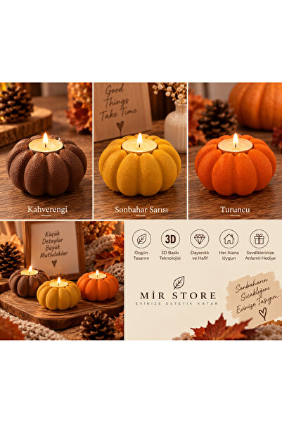 MİR STORE Balkabağı Mumluk