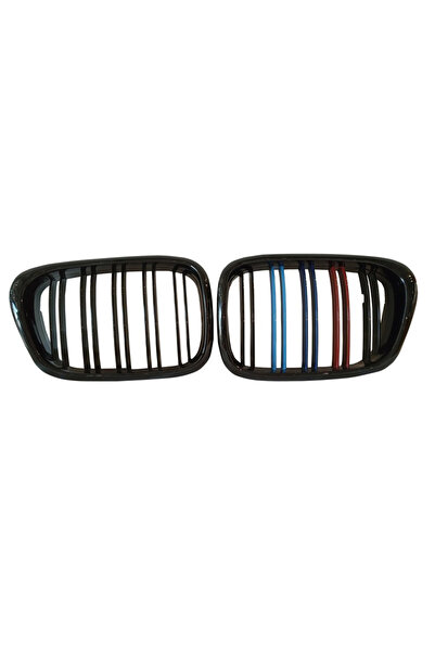 CΑRΝΕR Εισαγωγές Μάσκας για BMW 5 E39 96-03 Όψη M4 με Διπλή Μάσκα Τρίχρωμη / ...