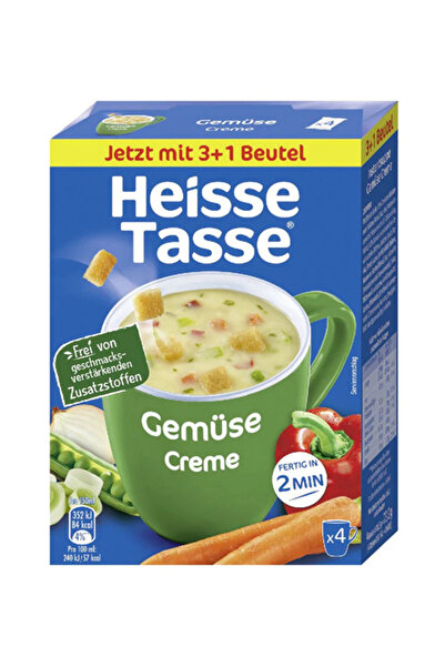 Heisse Tasse Supa crema de legume 4 x 18.3 g