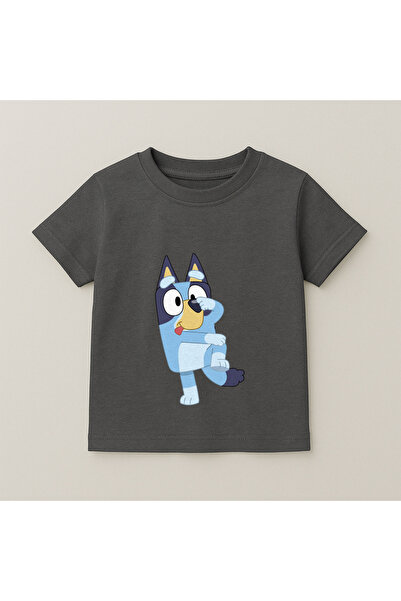 SVART WEAR Dječja majica sa Bluey printom, 100% pamuk, dimljena