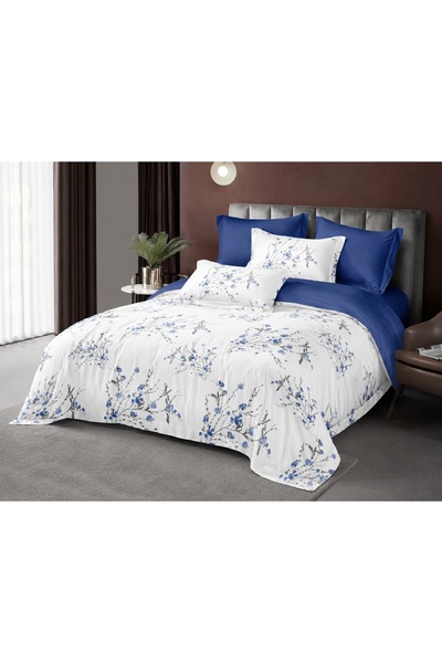 CHIRASO Bedding Set, 6 Pcs, Fitted Sheet 180x200 cm, Duvet Cover 200x230 cm, ...