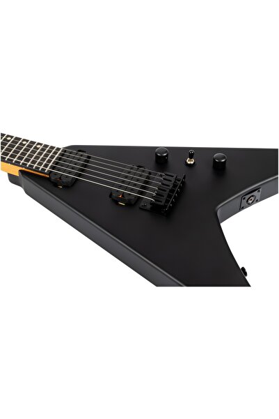 spira guitars Spira V-400 MBK Flying V Elektro Gitar (Black)