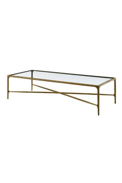 AlRugaib Furniture Square Silver Coffee Table with Marble Top