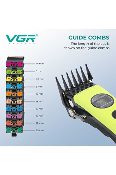 BABA GROOMING VGR ΕΠΑΓΓΕΛΜΑΤΙΚΗ Κουρευτική Μηχανή V-880C Πράσινη