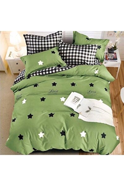 odjas Set lenjerie de pat dublu, 6 piese, FINET3-74, imprimeu, 235 x 240 cm