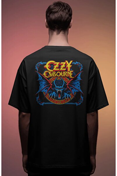 SEVBANO Ozzy Osbourne Black Sabbath Rapper Singer Printed Unisex Oversize Pre...