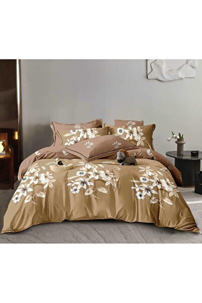 CHIRASO Premium Flannel Bedding Set, Flat Sheet 230x240cm, Duvet Cover 200x23...
