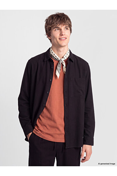 LC Waikiki Xside Black Regular Fit Men's Shirt