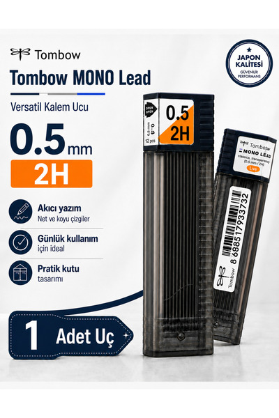 Tombow Mono Lead 0.5 mm 2H Versatil Kalem Ucu 1 Adet Yedek Uç