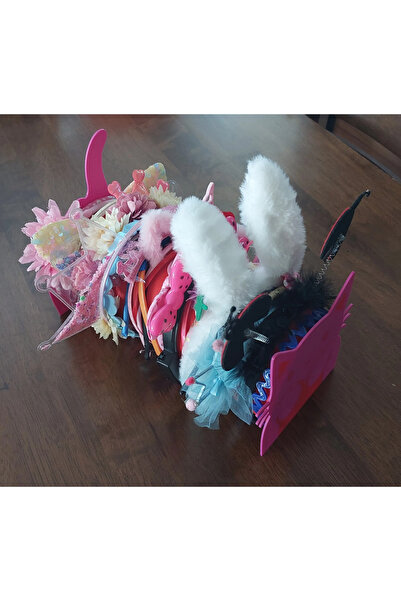 DU&ER Cat Figured Hair Band Organizer Crown and Hair Accessory Holder Stand