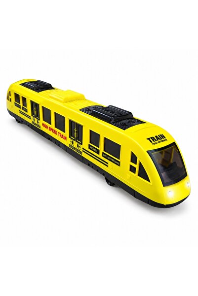 LEIBOO Tren electric de mare viteză, cu funcție Bump & Go, lumini și sunete, ...