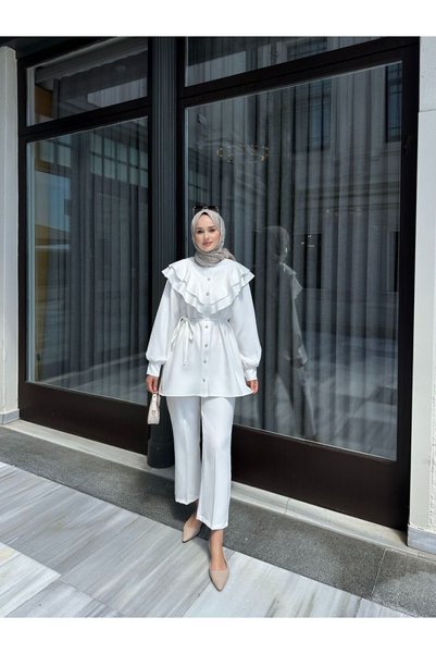 Genel Markalar Neva Takım – Modern İkili Tesettür Takım