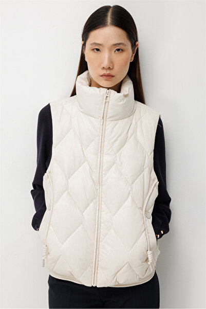 Ekol High Collar Puffer Vest