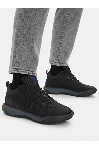Timberland حذاء Timbercush Motion 7 Mid Lace Up Sneaker للرجال باللون الأسود