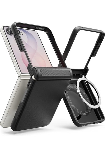 Ringke Samsung Galaxy Z Flip 8 Case Cover | Onyx Flap Magnetic Series | Black