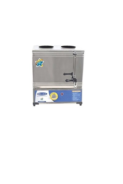 İdeal Çelik 25 Model 19 Lt Çift Demlikli Pleytsiz Elektrikli Semaver & Çay Ka...
