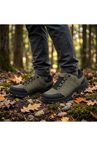Black Flex أحذية نيتشر ووك تريكنج كاكي 40-44