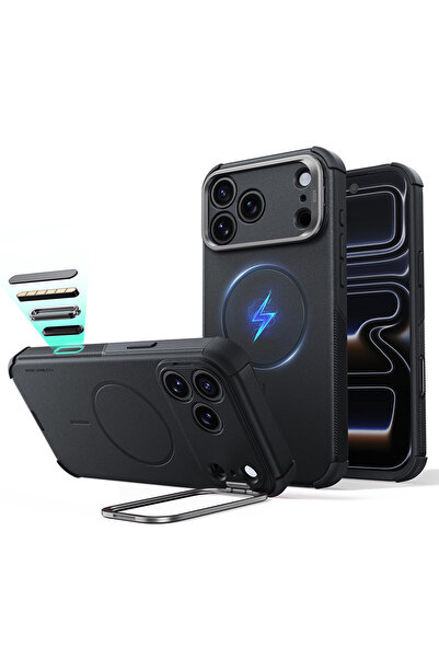 ESR Husa Cyber Armor Kickstand pentru iPhone 17 Pro Max / iPhone 18 Pro Max, ...