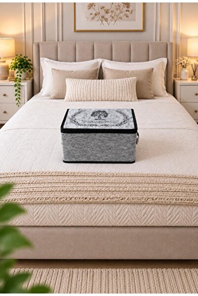 Home Baza Altı Keçe Sandık Hurç