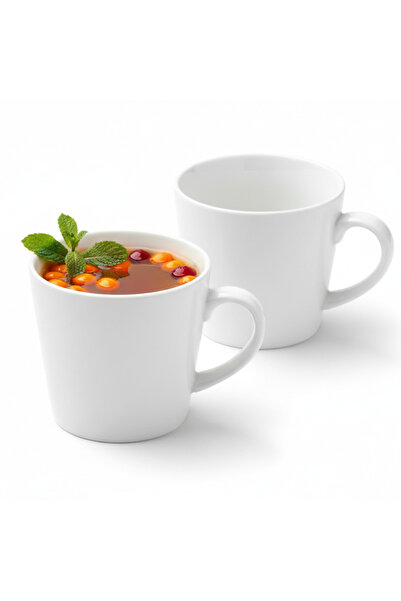 WILMAX ENGLAND Set 2 Cesti Cafea Ceai 280 ml, Design Elegant, Maner Ergonomic...