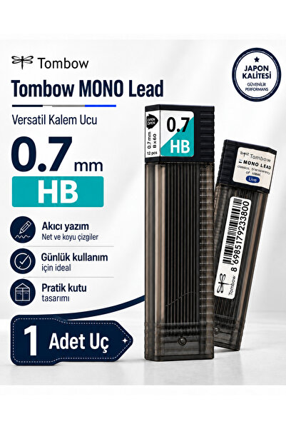 Tombow Mono Lead 0.7 mm HB Versatil Kalem Ucu 1 Adet Yedek Uç