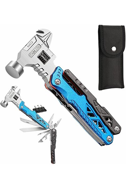 X SPRING Upgraded Hammer Multitool, 18 in 1 Professional Multi-Functional Too...