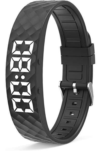 GENERAL Non-Bluetooth LED Fitness Tracker Watch – Pedometer, Step Counter, Ca...
