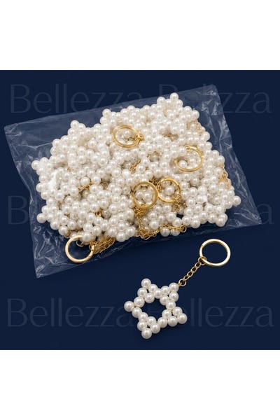 Bellezza Concept Μπρελόκ με Πέρλες και Αστέρια (20 Τεμάχια) - Σετ Μπρελόκ Δώρ...