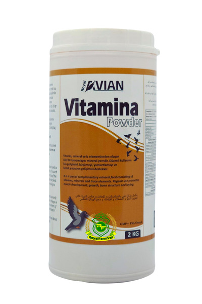 Royal Avian Tüm Kanatlılar, Güvercinler için Vitamina Powder 2 Kg. Vitamin ve...