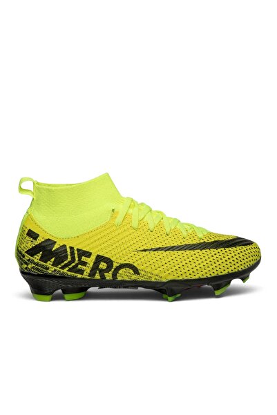 GÜLERSHOES Garantili Bilekli Çoraplı Dişli Çivili Çocuk Genç Halı Saha Krampo...