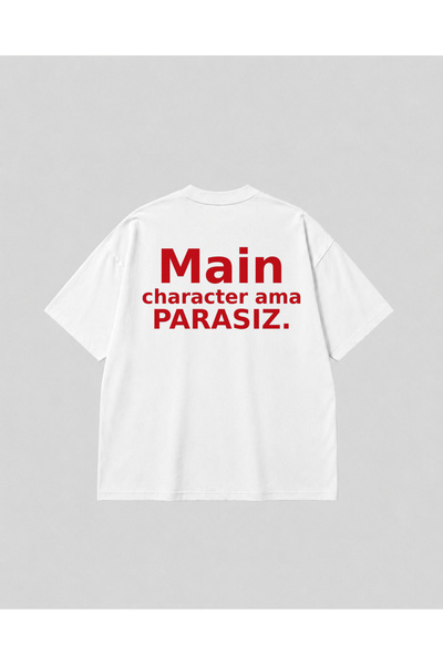 SVART WEAR Μπλουζάκι από βαμβάκι Unisex σε λευκό χρώμα, με στάμπα στην πλάτη ...