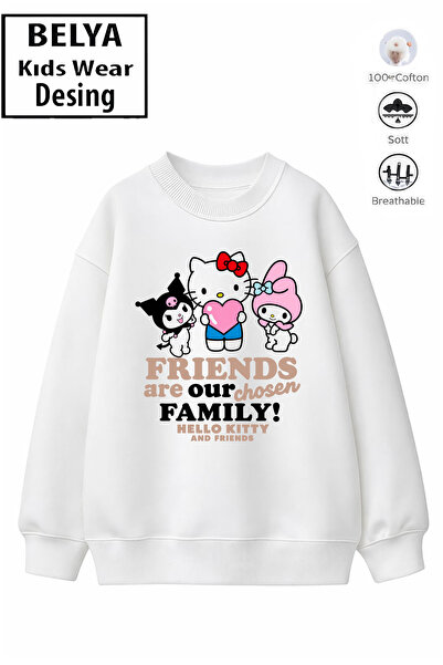 Belya Kids Wear Trend Kids Girls Model Full Fit Oversize Cat Design 2 fire de...