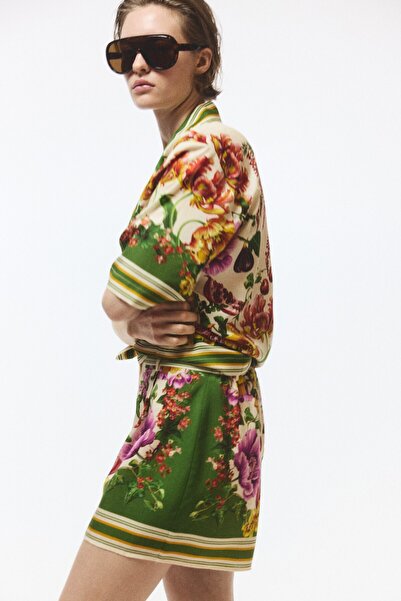 H&M Pileli Lyocell Şort