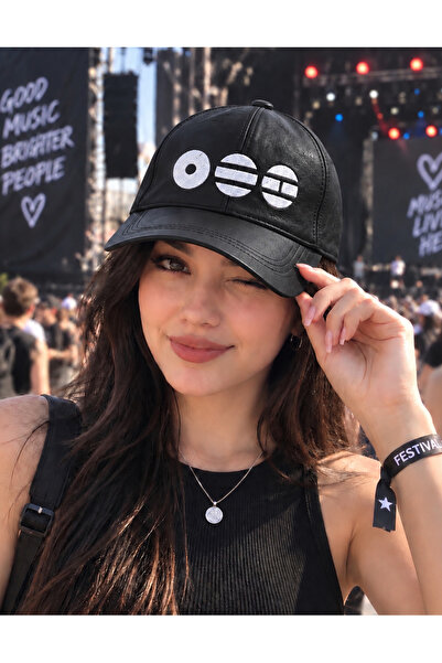 lovver Bts Embroidered Custom Production and Design 100% Leather Hat Cap