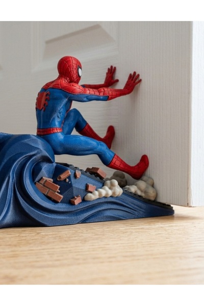 Spider man tekli kapı stoperi stopperi durdurucu kaydırmaz