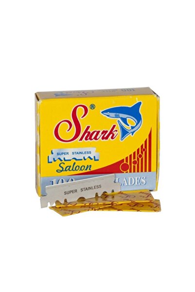 Shark Λεπίδες ξυραφιού μονής ακμής Σαλόν (100 τεμάχια)